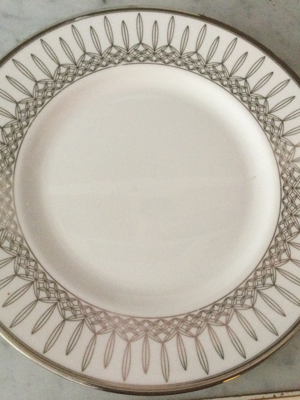Waterford Lismore Platinum 9” Salad Plate